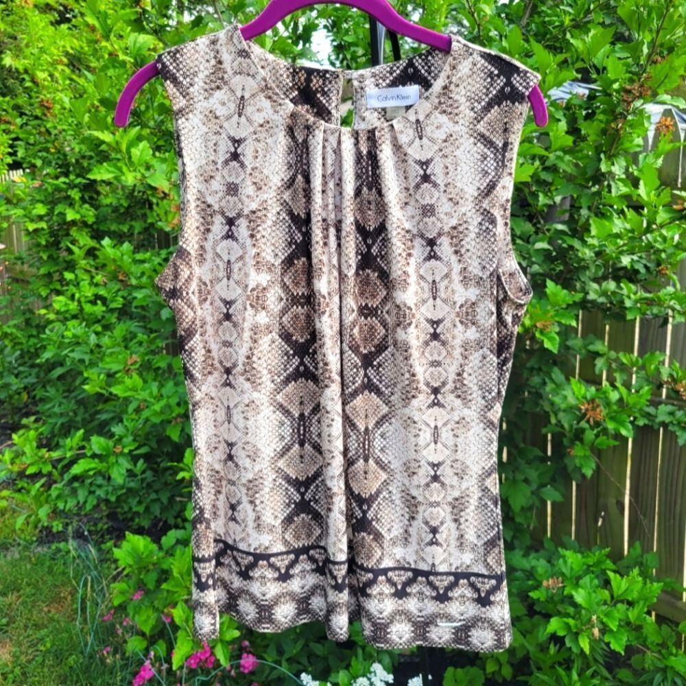 Calvin Klein Sleeveless Blouse